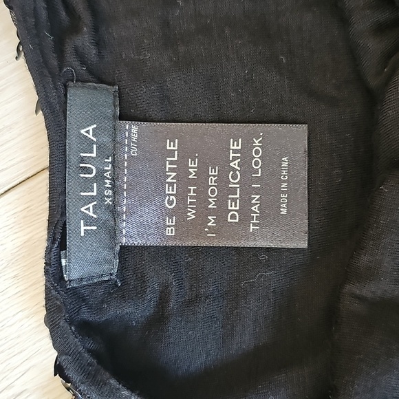 Talula Black Sequin Tank, XS - Picture 11 of 16